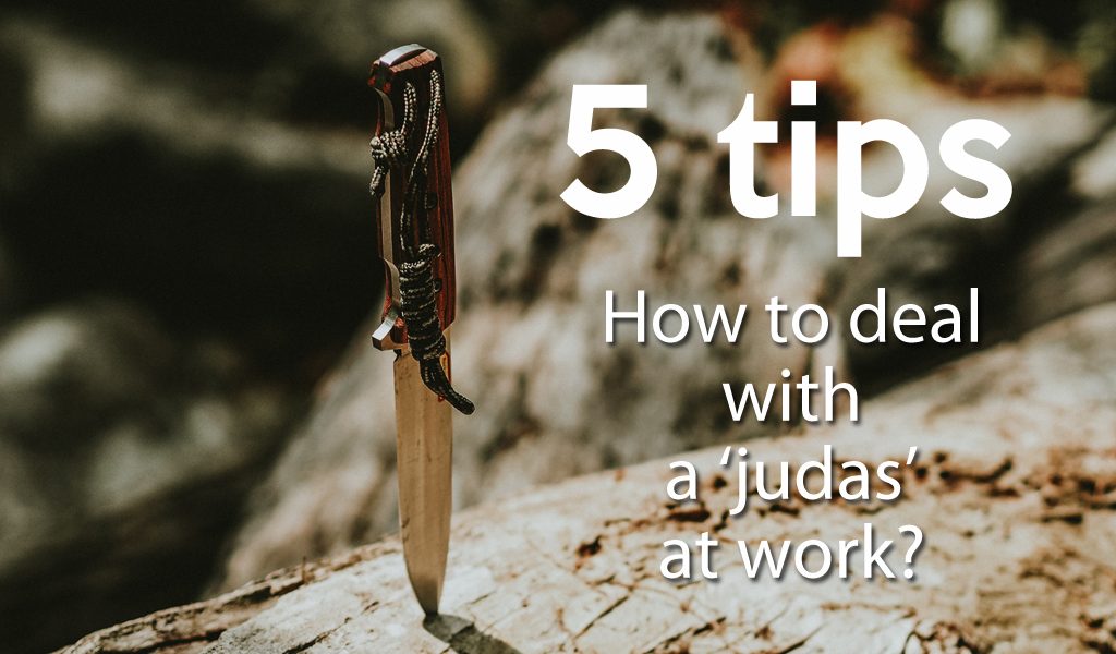 5 tips deal with backstabbing coworker